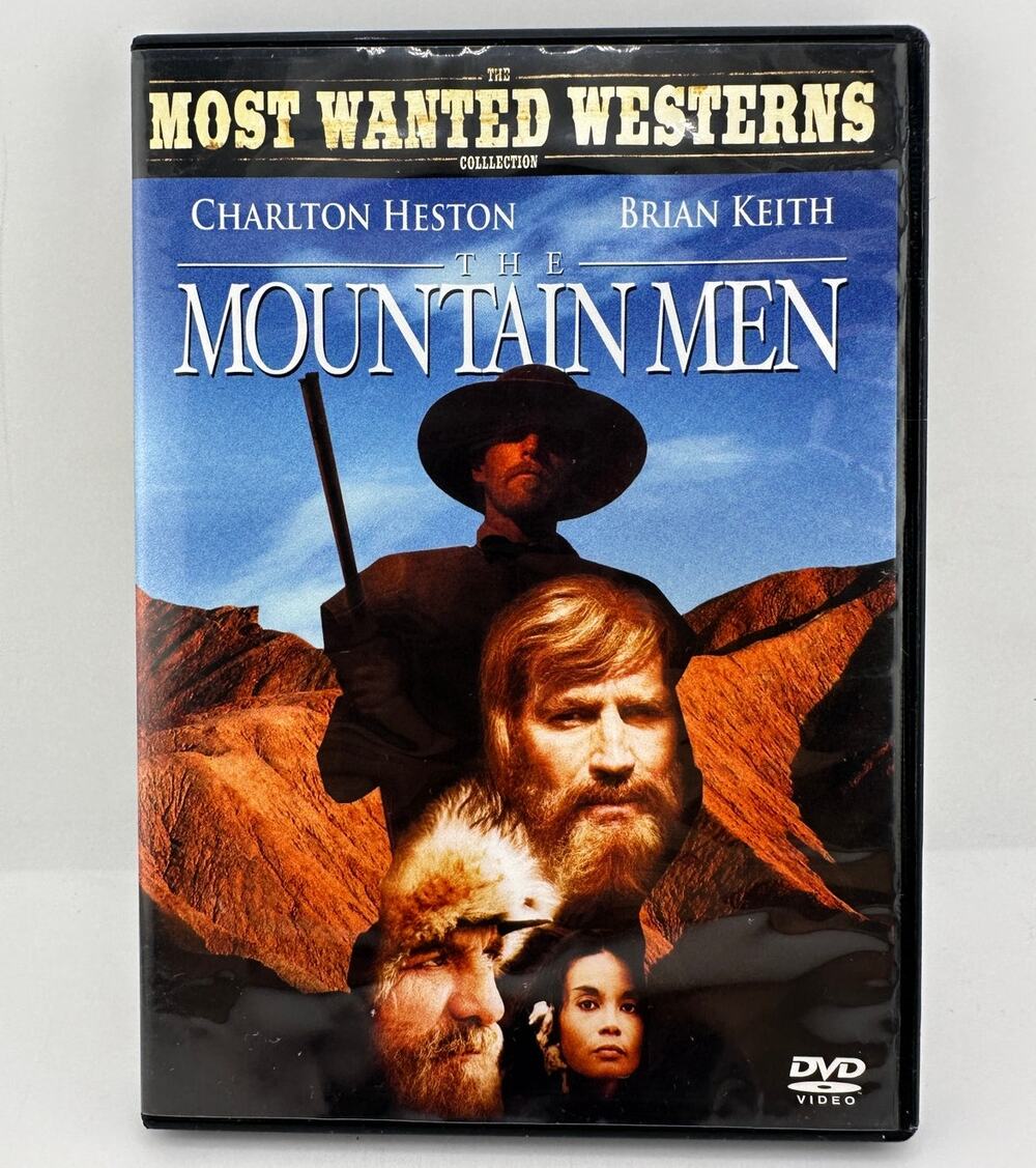 The Mountain Men DVD 1980 Charlton Heston Brian Keith Most Wanted Westerns